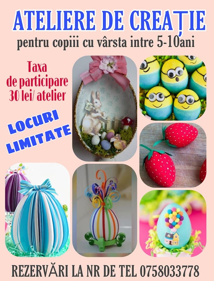 atelier creatie copii 5-10 ani mangalia