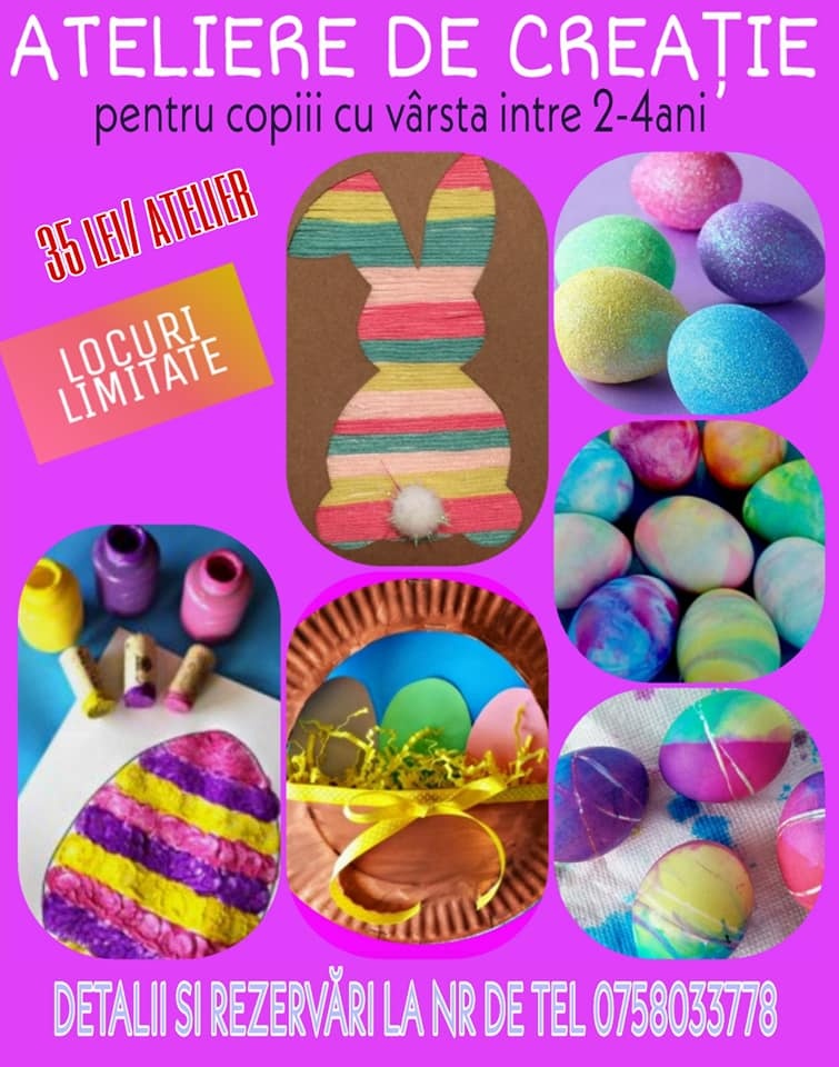 atelier creatie copii 2-4 ani mangalia
